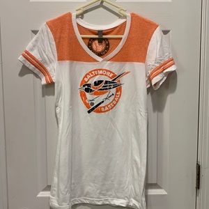 Women’s District L ringer tee Baltimore Orioles
